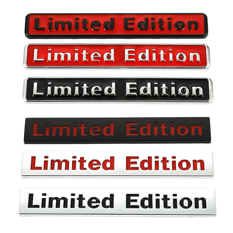3d Metal Limited Edition Emblem Badge Car Stickers - Temu Germany