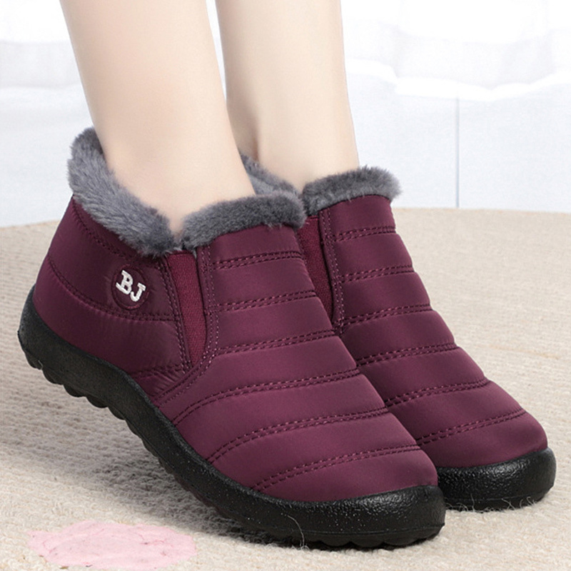 Women s Ankle Boots Winter Thermal Insulated Slip Snow Boots