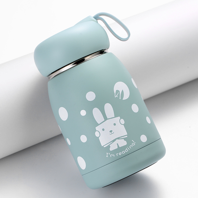 Water Bottle Bottles Flask Women Small Cute 320ml Stainless Steel