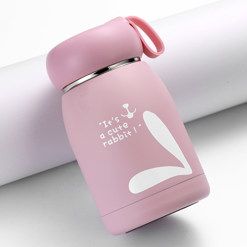 Water Bottle Bottles Flask Women Small Cute 320ml Stainless Steel