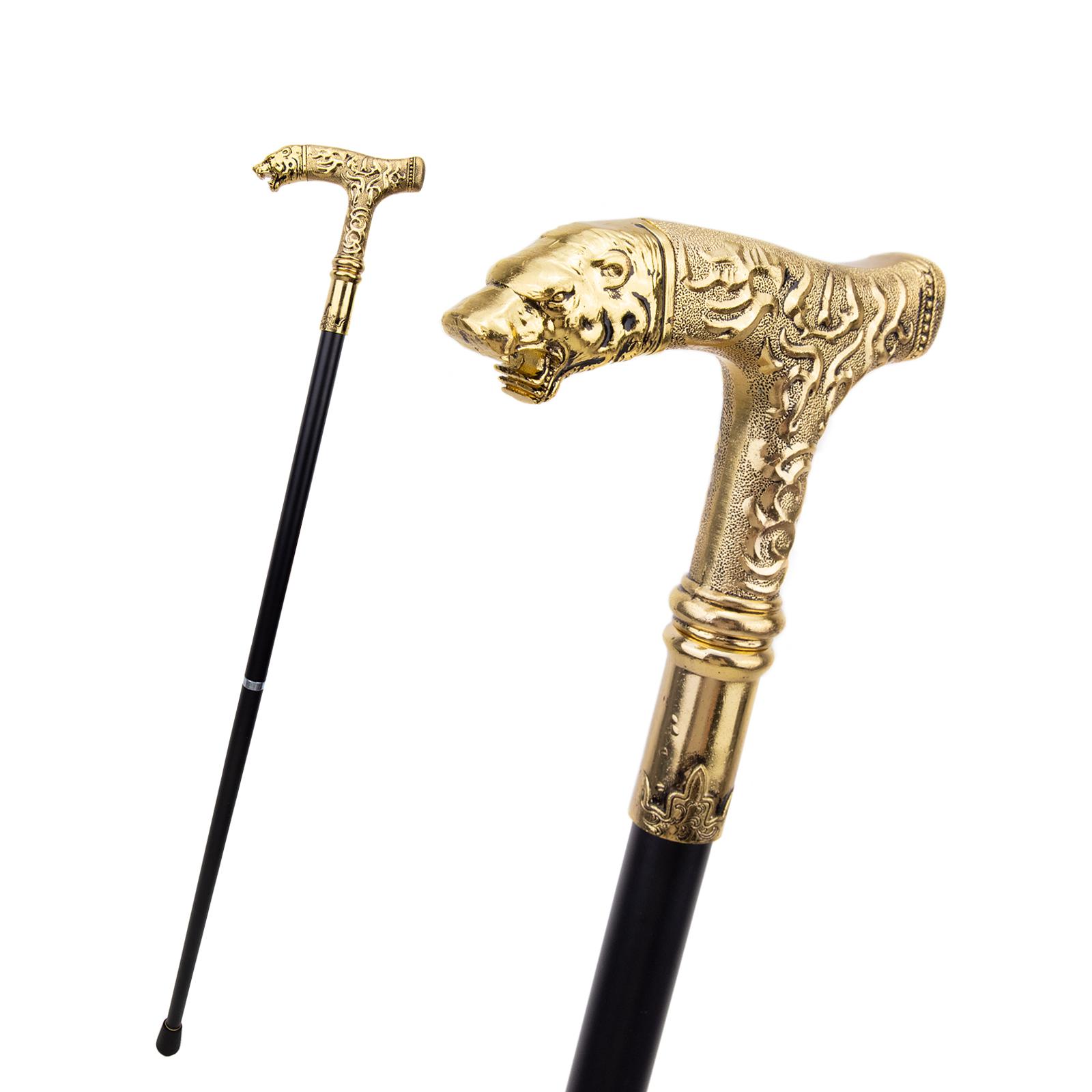 1pc Golden Goat Handle Bastone Passeggio Modello Lusso Party - Temu Italy