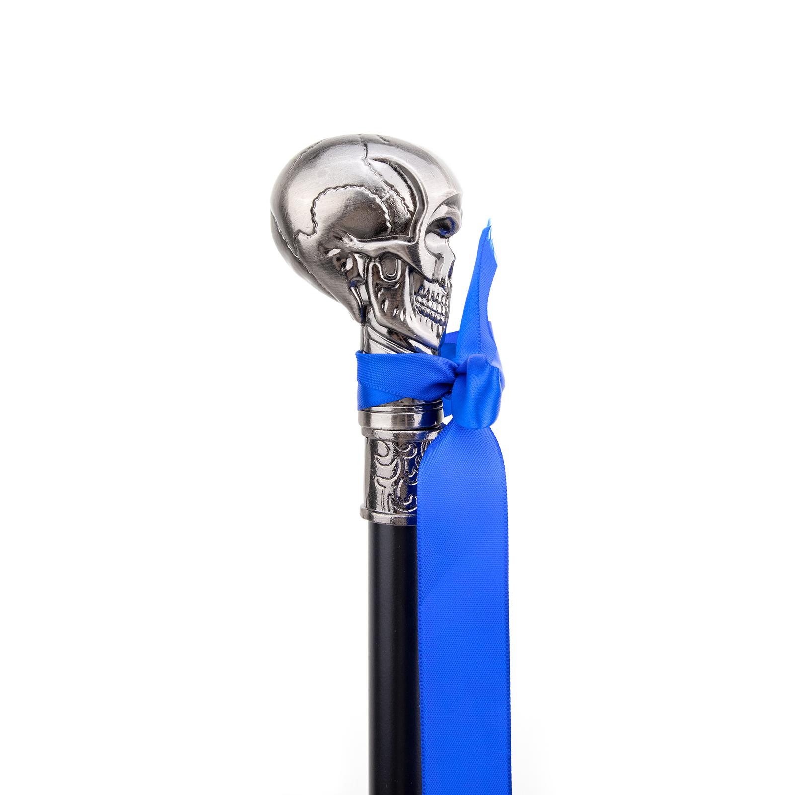 1pc Skull Head Walking Cane Fashion Decorative Walking Stick Gentleman  Elegant Cosplay Cane Knob Crosier 93cm/36.61