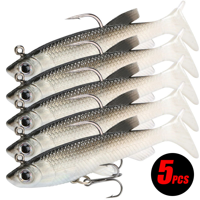 BESPORTBLE 5Pcs Lure Hook Artificial Fishing Tool Practical Fake Lure  Making kit Convenient Sinking Fishing Tool for Outdoor Fresh Water Fish  Hooks