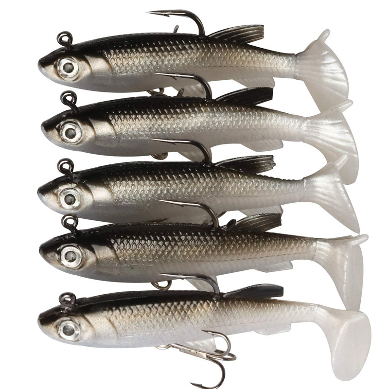 YHC 50PCS Fishing Bass Hooks for Freshwater and Saltwater with 10pcs  Fishing Soft Baits Lures : Buy Online at Best Price in KSA - Souq is now  : Sporting Goods