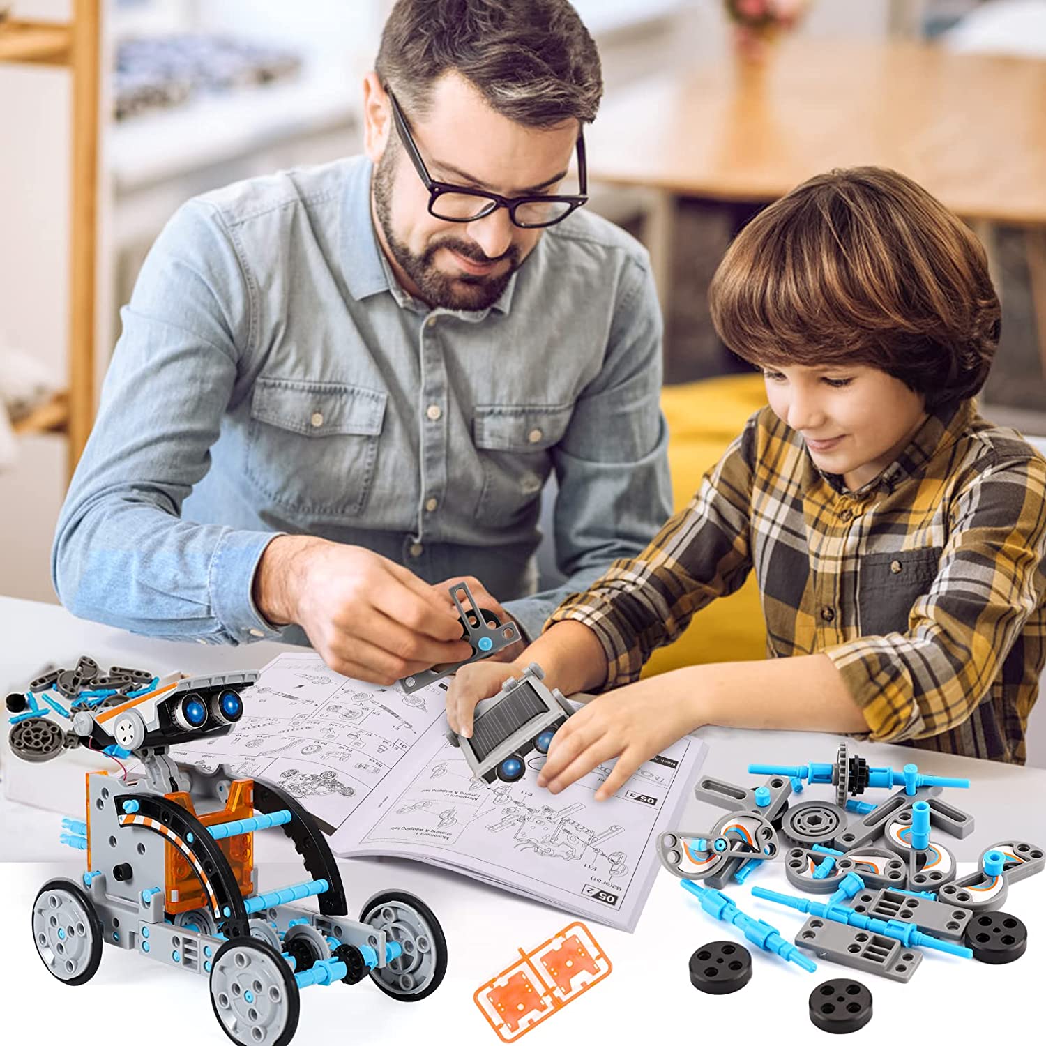 Terra Kids Robot Kit de Construction pour Enfant