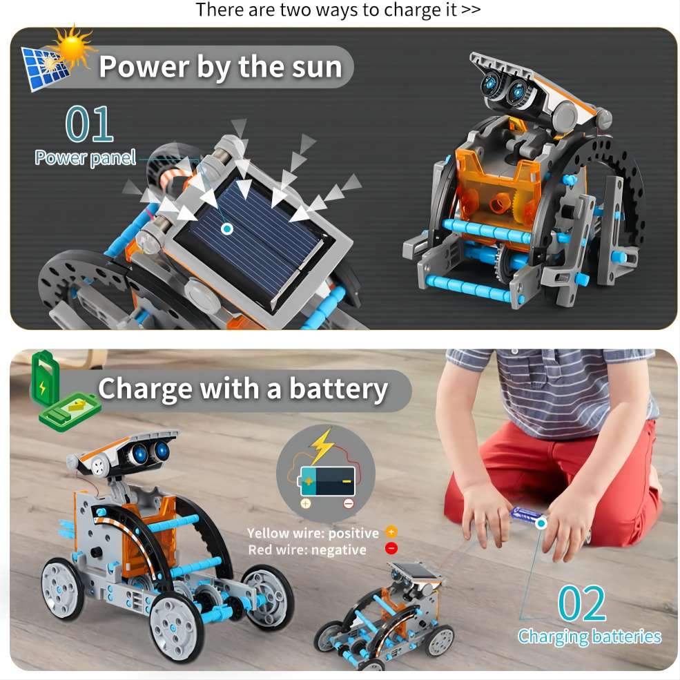 Terra Kids Robot Kit de Construction pour Enfant
