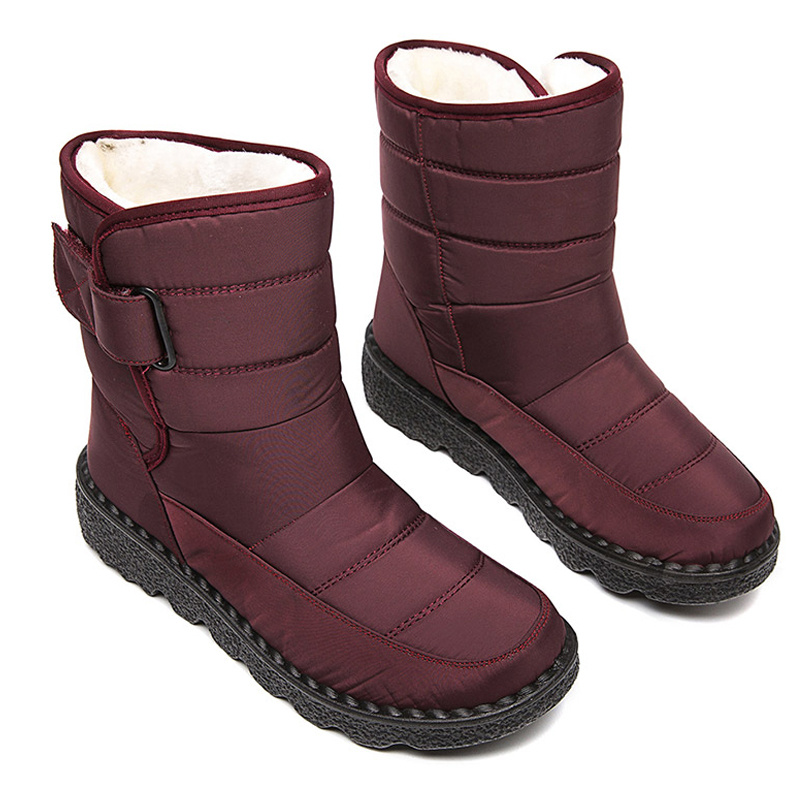 Lfzhjzc Womens Winter Boots, Full Plush Lining Warm Womens Snow  Boots, Cold-Resistant TPU Sole, Non-Slip and Waterproof, Winter Work Boots  (Color : Brown, Size : 8.5) : Clothing, Shoes & Jewelry