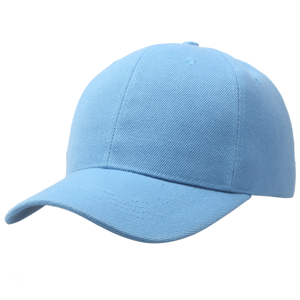 Vintage Solid Cotton Adjustable Baseball Cap for Outdoors
