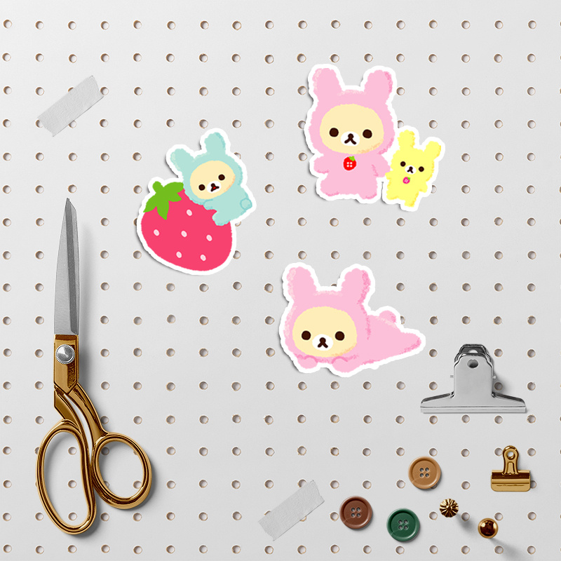 Sticker Book - Binder - Hologram Bear's Room — La Petite Cute Shop