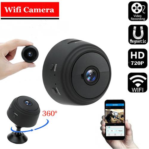 1pc A9 Mini Camera, Wifi Camera, 720P HD IP Camera, Night Vision, Security Wireless Mini Camcorder, Surveillance Camera