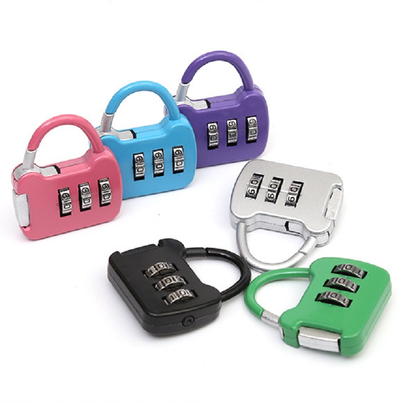 3 Digit Combinations Padlock Safe Lock Mini Combination Lock - Temu