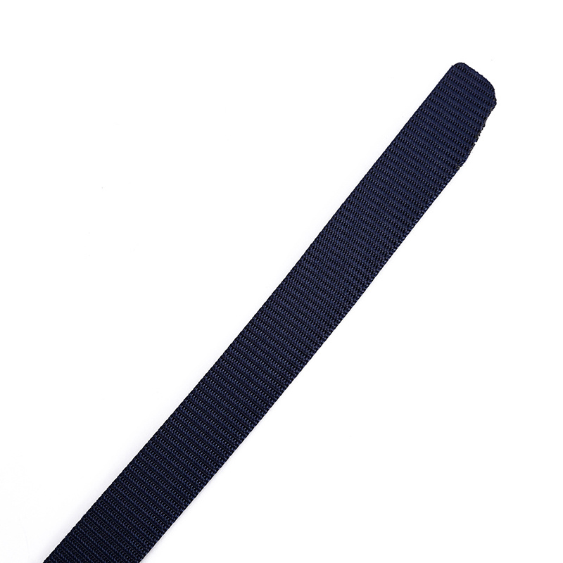 Men's Canvas Belt Plastic Buckle Metal-Free Military Tactical Waist Belt  Outdoor Hiking Webbing Belt, 6 Colors Available