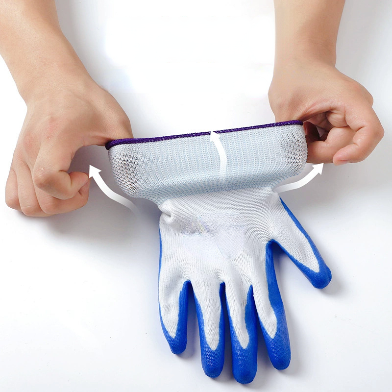 KAYGO 1 par de guantes térmicos impermeables, 12 pares de guantes de  trabajo recubiertos de poliuretano para hombres