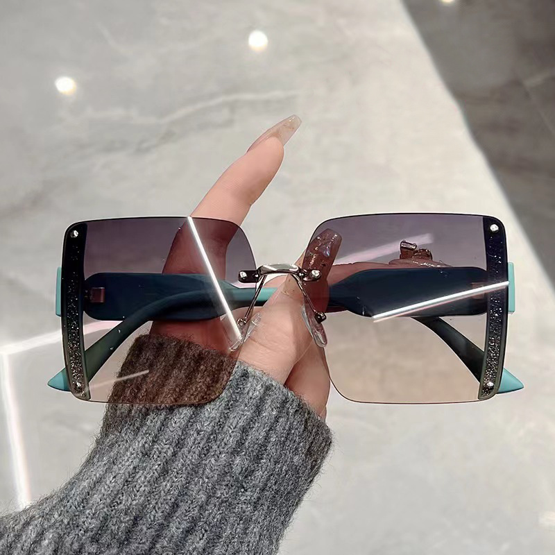 New Square Glasses 2022 Fashion Women Sunglasses Luxury Brand