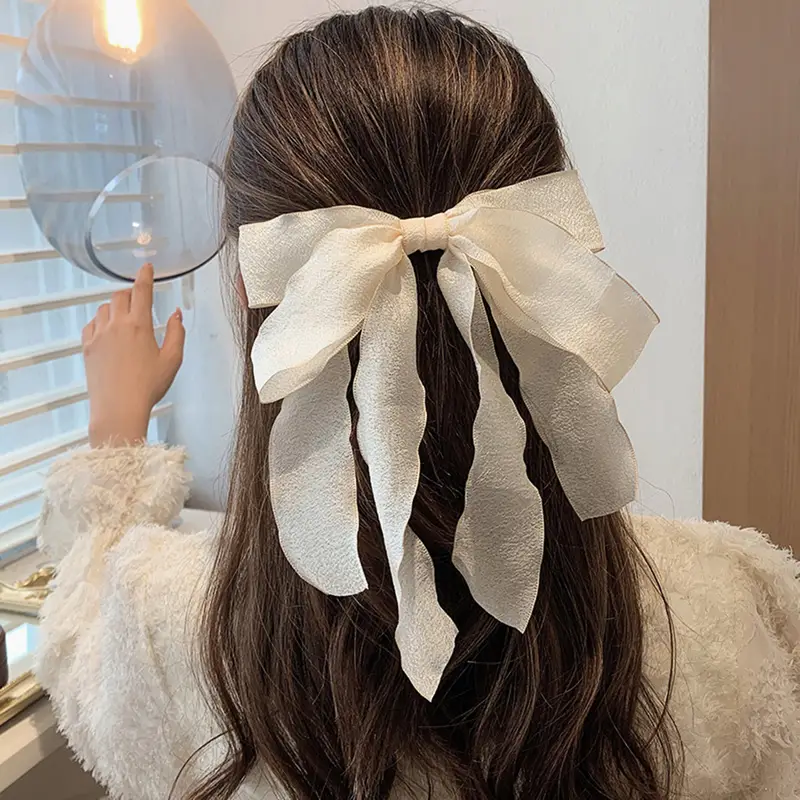 Skeleton Girl Bow Hairpin Wedding Hair Accessories