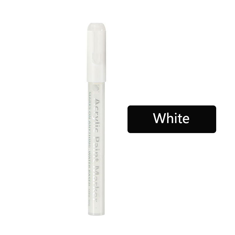 Clover Water-Soluble Marking Pen - Fine-White