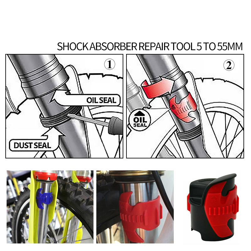 Can you repair a bike shock absorber?