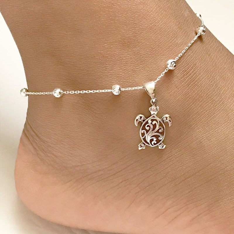 

Elegant Sea Turtle Pendant Beach Adjustable Anklet Perfect Gift For Girlfriend, Friends, Mother, Teen Girls On Birthday, Mother's Day, Christmas, Anniversary, Thanksgiving, Valentine's Day