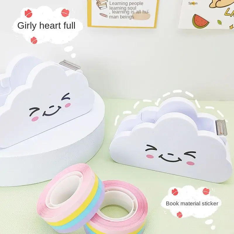 Rainbow Tape Dispenser Cute Holder Home School Office - Temu