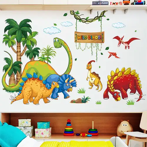 Dinosaur Wall Art Favors Motivational Quote Room Decor - Temu