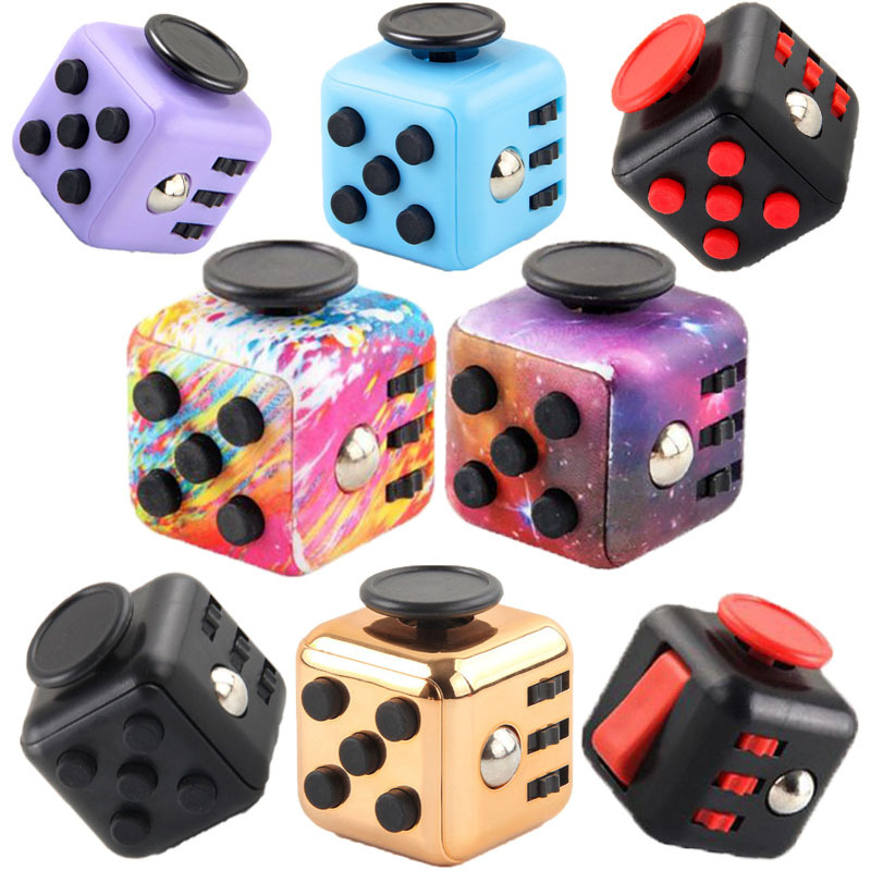 New Fidget Dice Toy Cubes Anti Stress Decompression Toy Dice - Temu