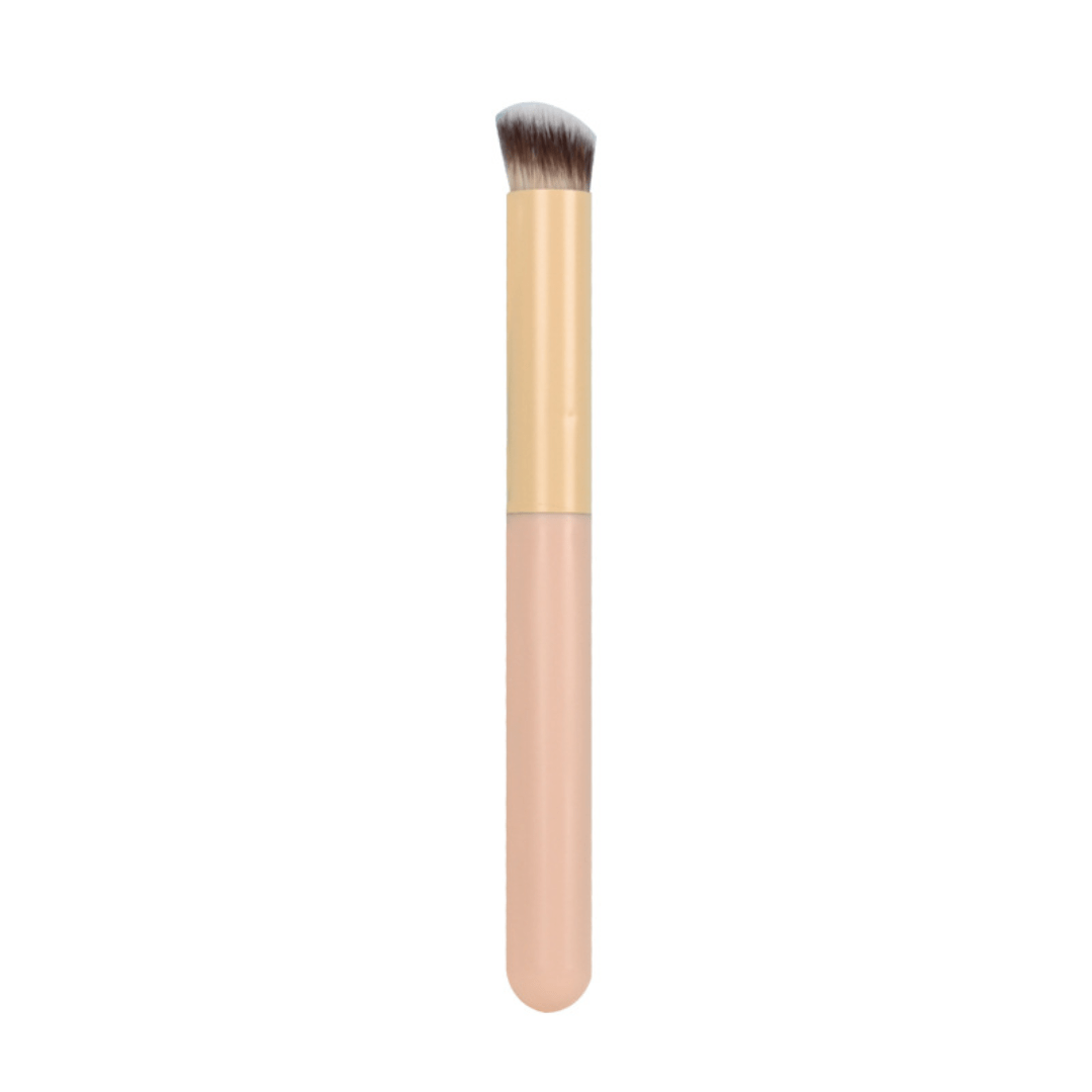 2pcs Mushroom-shaped Concealer Brush, Soft Round Top Brush For Tear Trough  Concealing