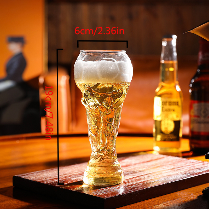 Beer Glass Large Capacity Thick Beer Mug Heat Resistant - Temu