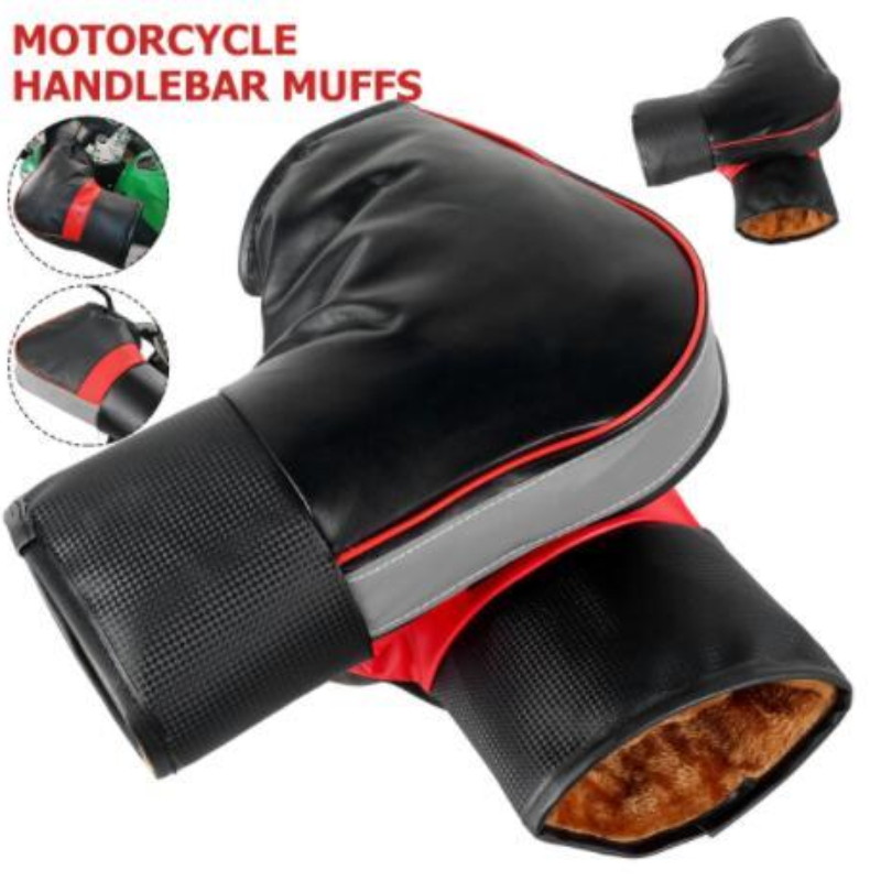 

1 Pair Of Durable Waterproof Motorcycle Gloves - Perfect For Winter Riding And Windshield Protection!