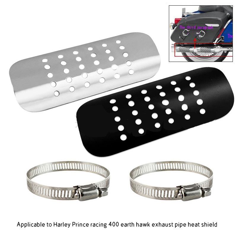 1pc Refitting Exhaust Pipe Heat Shield For Harleydavidson Prince Racing 400 Eagle King