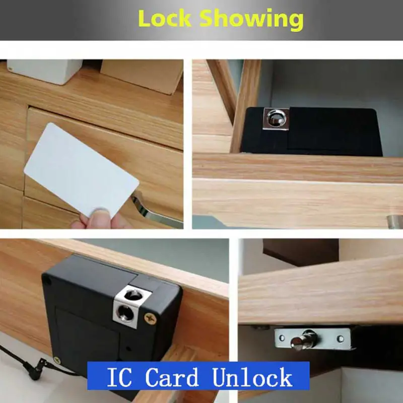 Smart Cabinet Lock 13.56mhz Ic Electronic Lock Hidden Rfid - Temu