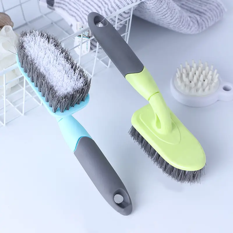 Scrub Brush, Cleaning Shower Scrubber With Ergonomic Handle