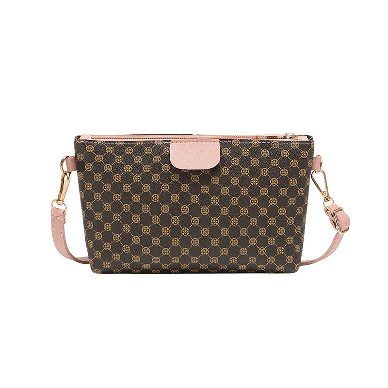 Classic Print Crossbody Bag, Women's Elegant Shoulder Bag - Temu