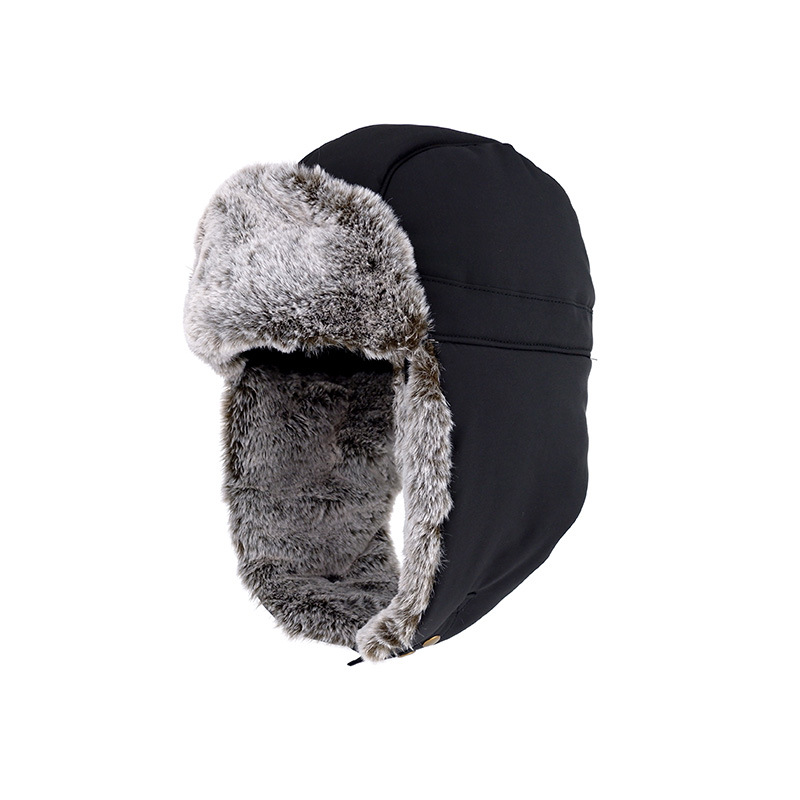 Unisex Winter Windproof Warm Fleece Trapper Hat