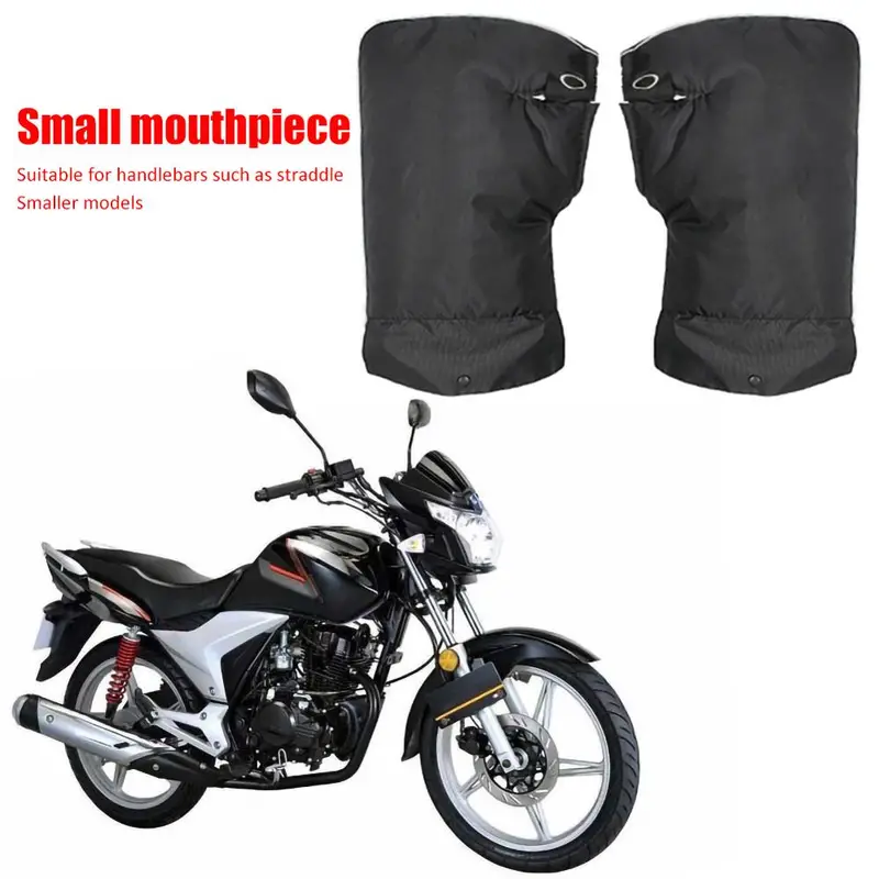 protective motorcycle scooter thickened warm handlebar cover grip handlebar cover rainproof motorcycle gloves guantes motorcycle riding details 6