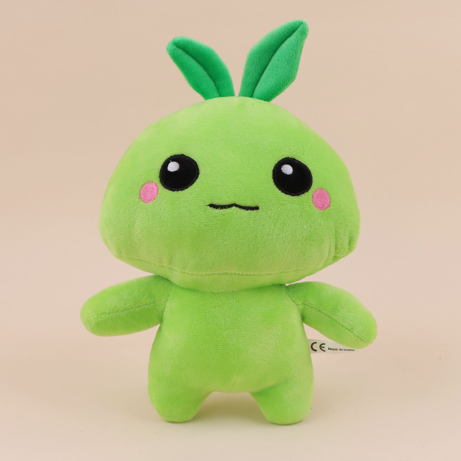 Kawaii Game Leaf Plush Toy Cute Green Seed Plushies Anime