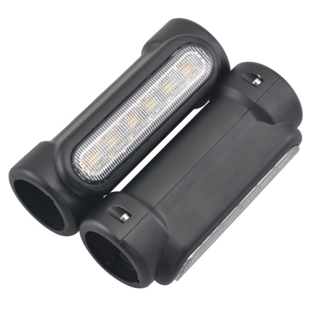 Lumière de barre de garde de direction jaune de course de jour blanc de LED  de moto, lumière de tour de barre de garde de moto pour la moto de - Temu