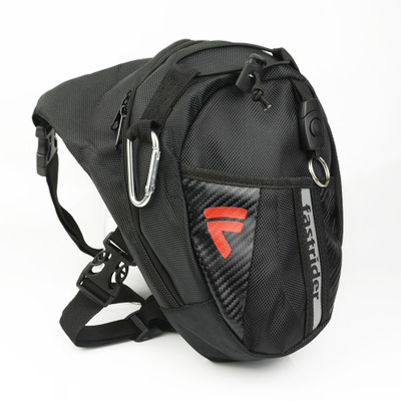 TEMU 1pc Nyqd Motorcycle Waist Bag - Durable Polyester, Adjustable Strap, Multi-compartment For Phone & Gear, Ideal For Outdoor Riding And Sports, Motorcycle Leg Bag