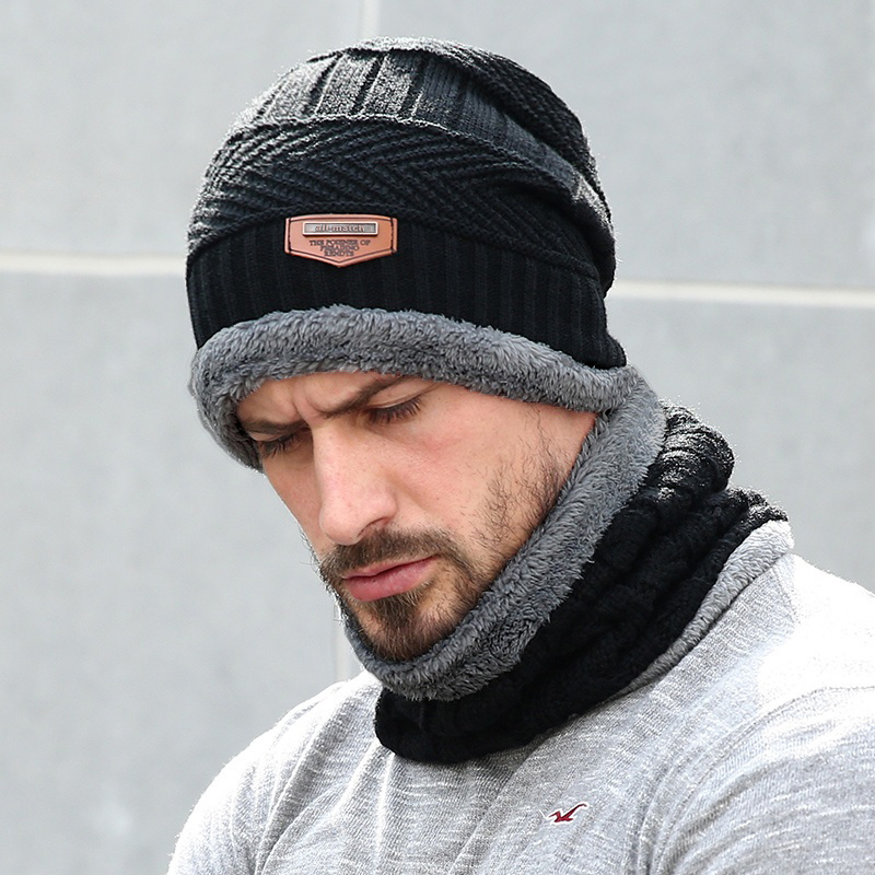 Men'S Winter Warm Hat 2022 Winter Beanie Hat For Men Knitted Hat