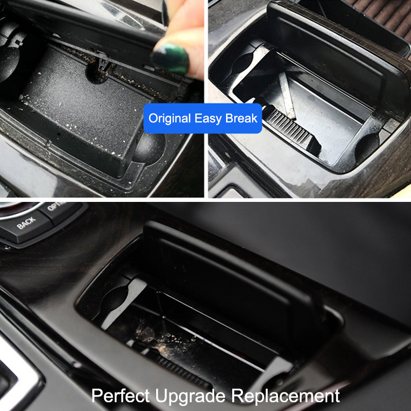 Neue Schwarze Kunststoff Mittel Konsole Aschenbecher Montage Box Fit für 5  S b1