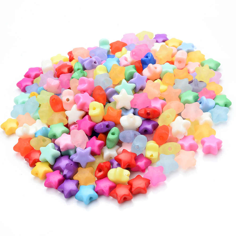Colorful Star Spacer Beads, Coin Beads for Jewelry Making, Star Beads,  Decora Beads, Gyaru Beads, Lolita Beads for Jewelry Making