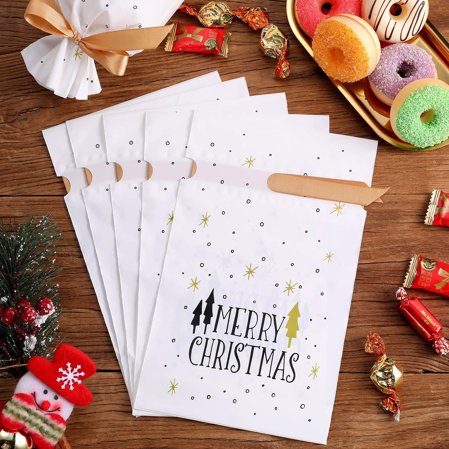 Drawstring Candy Bag Plastic Gift Bag Drawstring Cookie Bag Temu