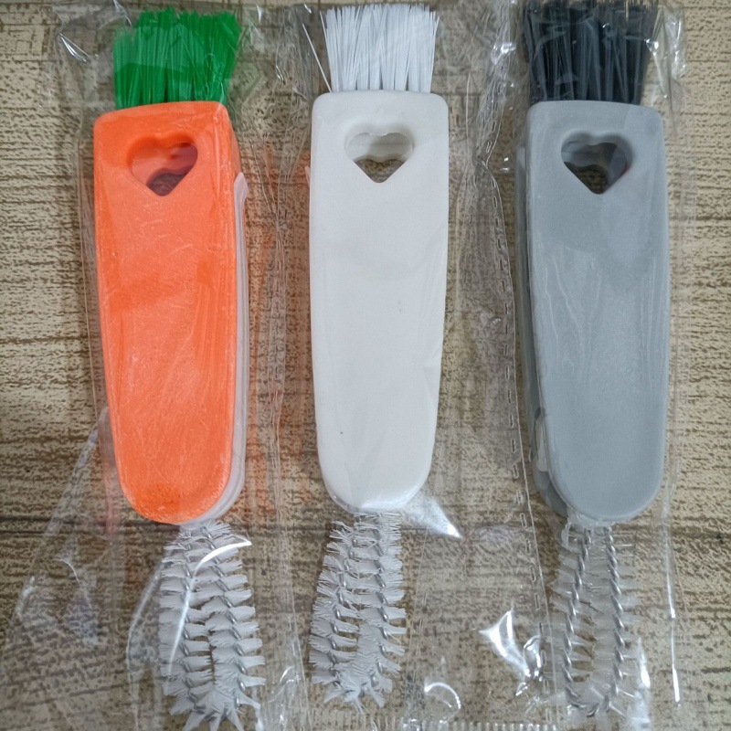 Bottle Detail Brush Cleaner, Cute Carrot Shape Brush, Multifunctional  Cleaning Brush For Bottles Cup Lid Bottle Mouth Bottle Nipple - Temu