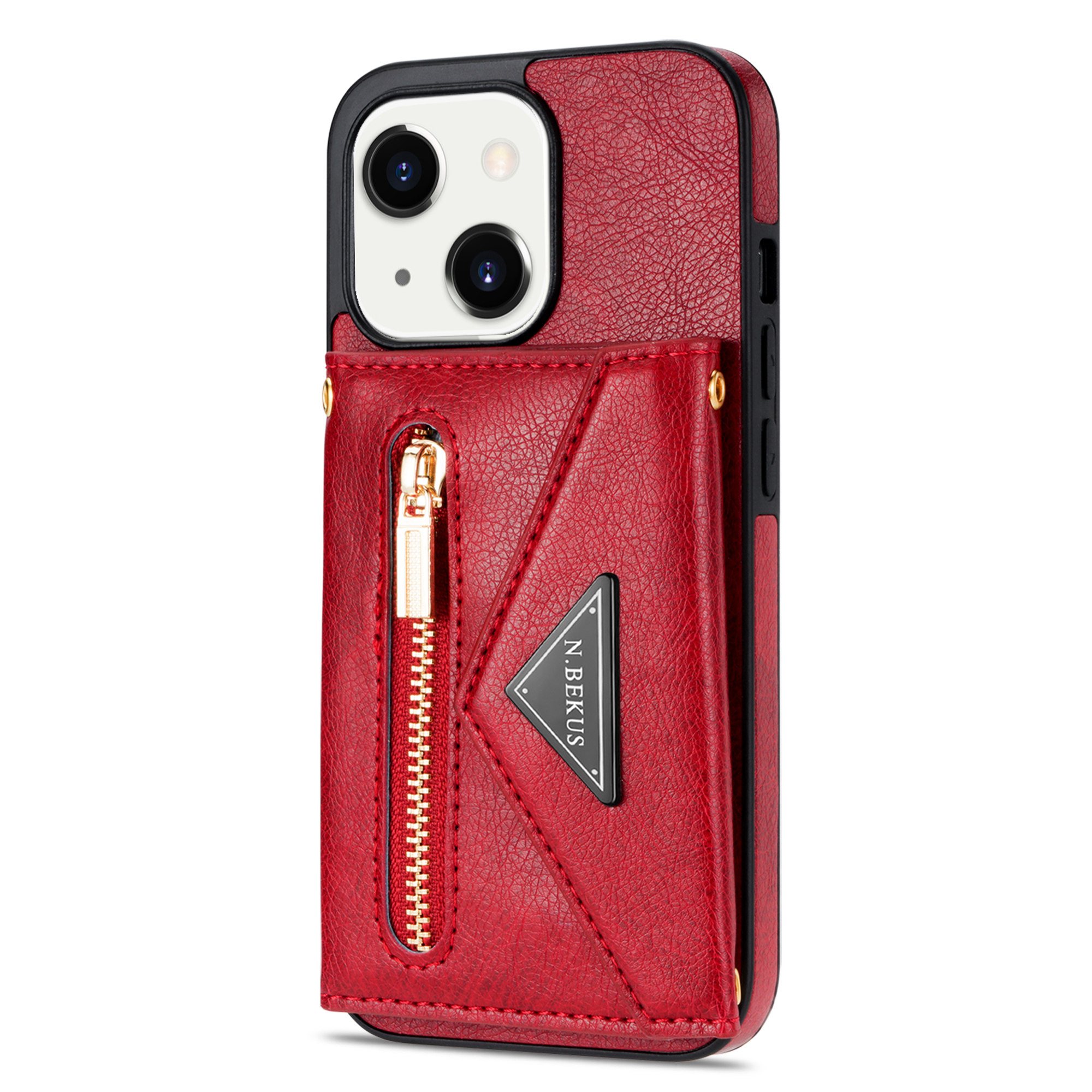 Saffiano Leather Case for iPhone 15 Pro and 15 Pro Max by Golden