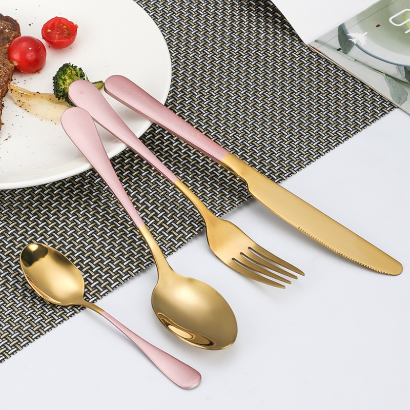 Cream Cotton Silverware Holders - Gold Lame Ribbon – Cutlery Couture