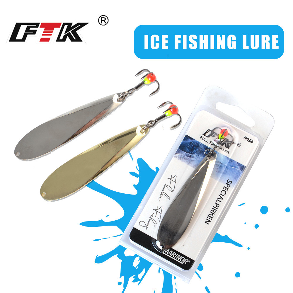 1pc Golden Ice Fishing Lure: Catch More Fish This Winter with FTK's Jigging  Lure!