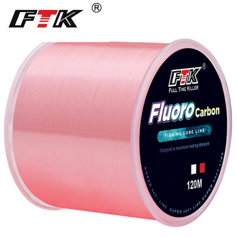 120m/131yds of FTK Fluorocarbon-Coated Nylon Monofilament Fishing Line -  Perfect for Carp Fishing!
