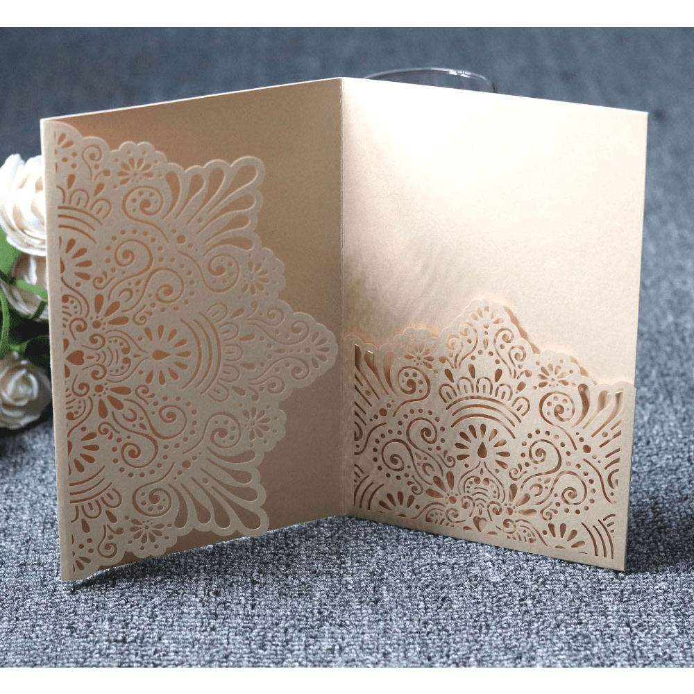 Foxtree 5pcs Premium Raw Silk Fabric Pan Patta Design Gift Envelopes for  Wedding/Marriage/Birthday - Color Green