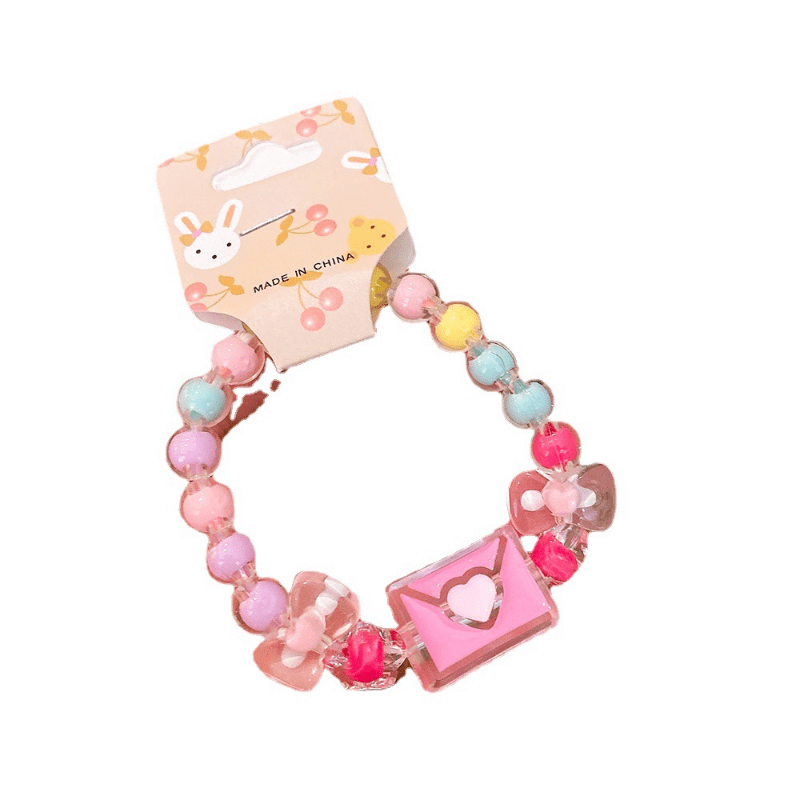 Finetoo Sweet Candy Color Ice Flower Bead Bracelet Colorful Student  Children Cartoon - China Bracelet and Jewelry price