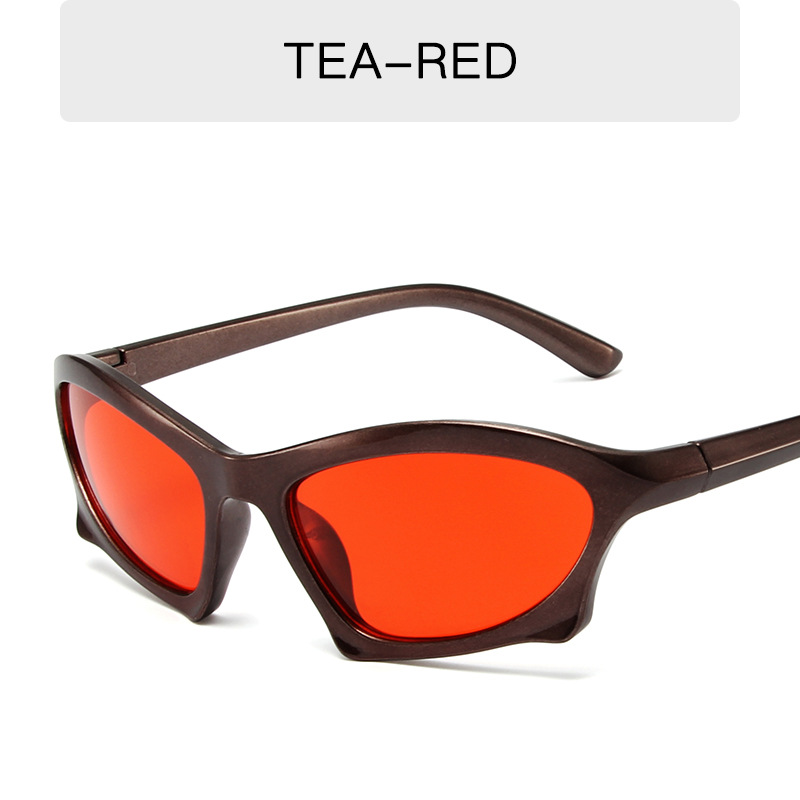 Y2k Irregular Fashion Sunglasses For Women Men Fun Color Block