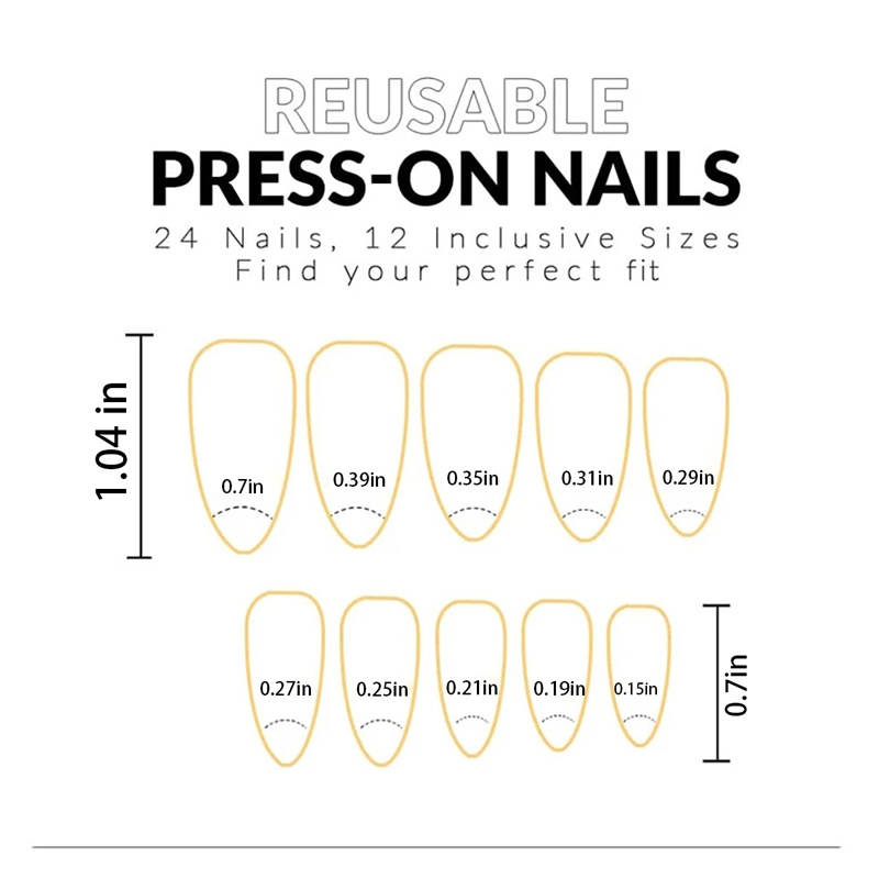 Jiaruo 24pcs/box Short Coffin Press On Nails False Nail Art Y2k French  White Rimmed Rhinestone Star Manicure Detachable Nail Art - False Nails -  AliExpress